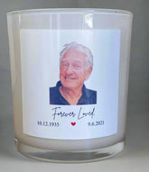 Customised Memorial Candle 225ml - Wix & Bloom