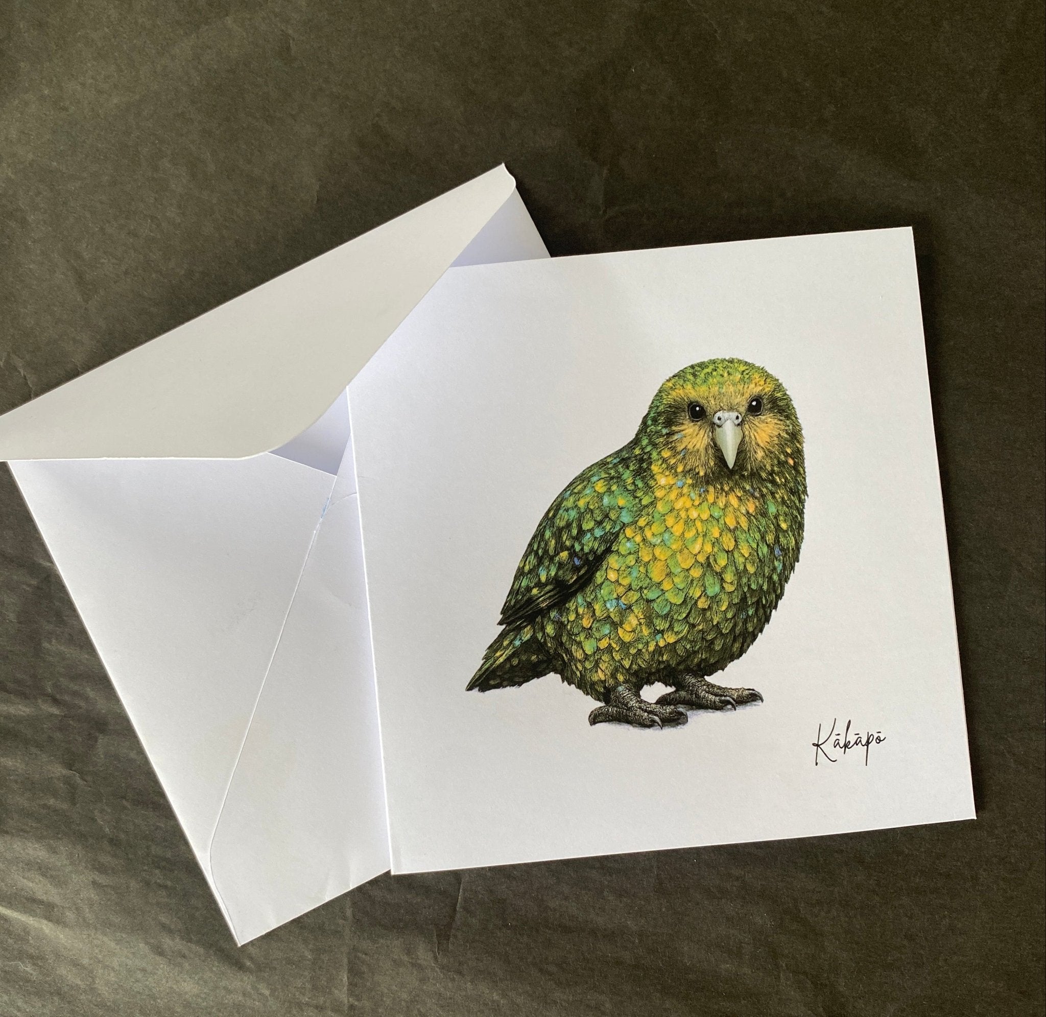 Kākāpō Greeting Card - Wix & Bloom