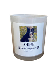 Customised Pet Remembrance Candle 225 ml - Wix & Bloom
