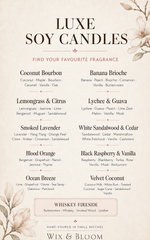 Whiskey Fireside Luxe Soy Candle