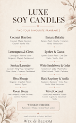 Whiskey Fireside Luxe Soy Candle - Wix & Bloom