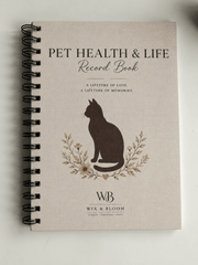 Cat Health & Life Book. - Wix & Bloom