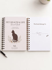 Cat Health & Life Book. - Wix & Bloom