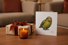Kākāpō Greeting Card - Wix & Bloom