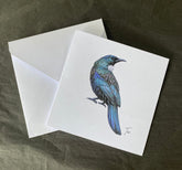 Tūī Greeting Card - Wix & Bloom