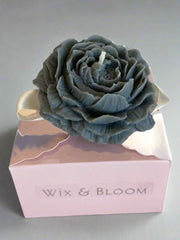 Peony Bloom Pillar Candle – Unscented - Wix & Bloom