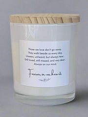 Customised Remembrance Candle 225ml - Wix & Bloom