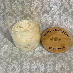Personalised Wedding Day Candle - Classic - Wix & Bloom