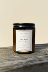 Smoked Lavender Luxe Soy Candle - Wix & Bloom