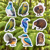 New Zealand Native Bird Sticker - Wix & Bloom