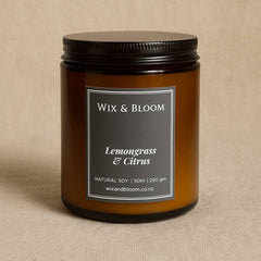 Lemongrass & Citrus Luxe Soy Candle