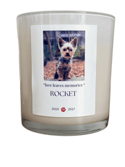 Customised Pet Remembrance Candle 225 ml - Wix & Bloom