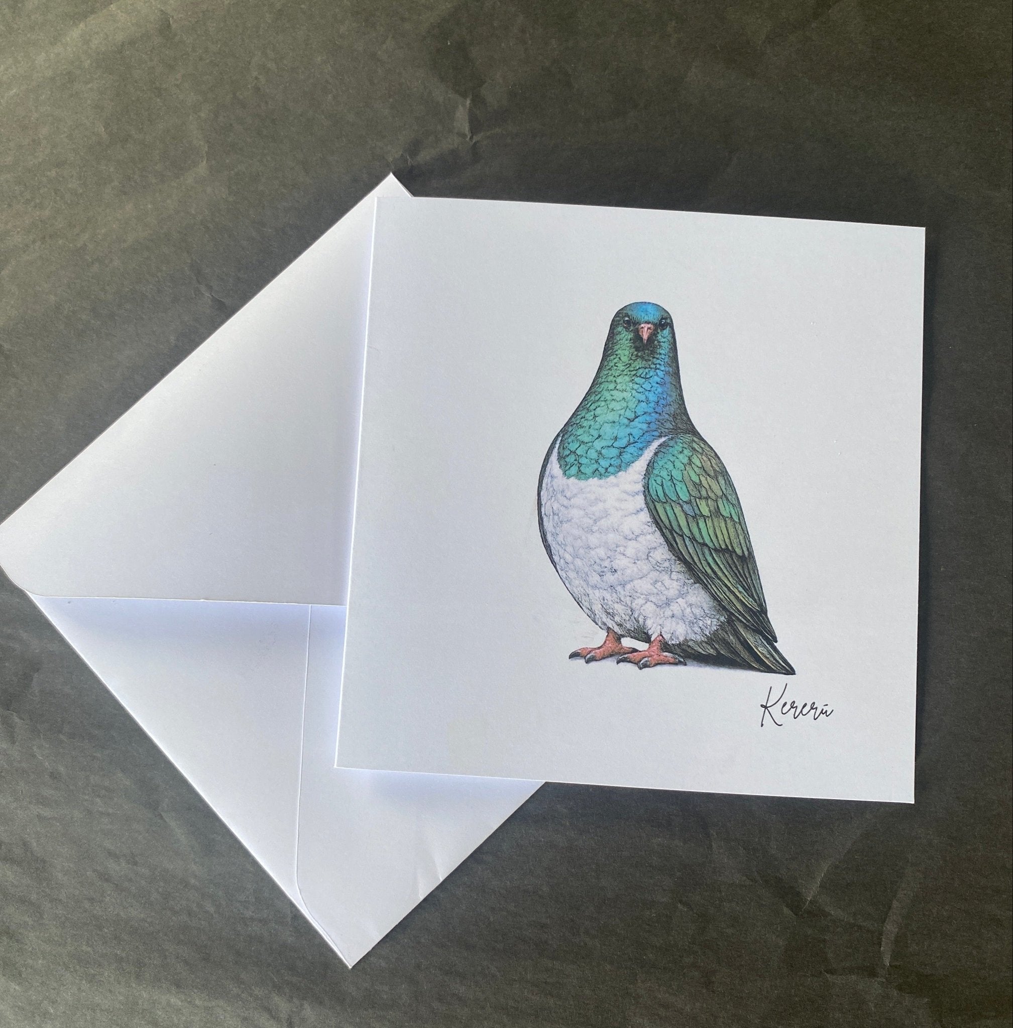 Kererū Greeting Card - Wix & Bloom