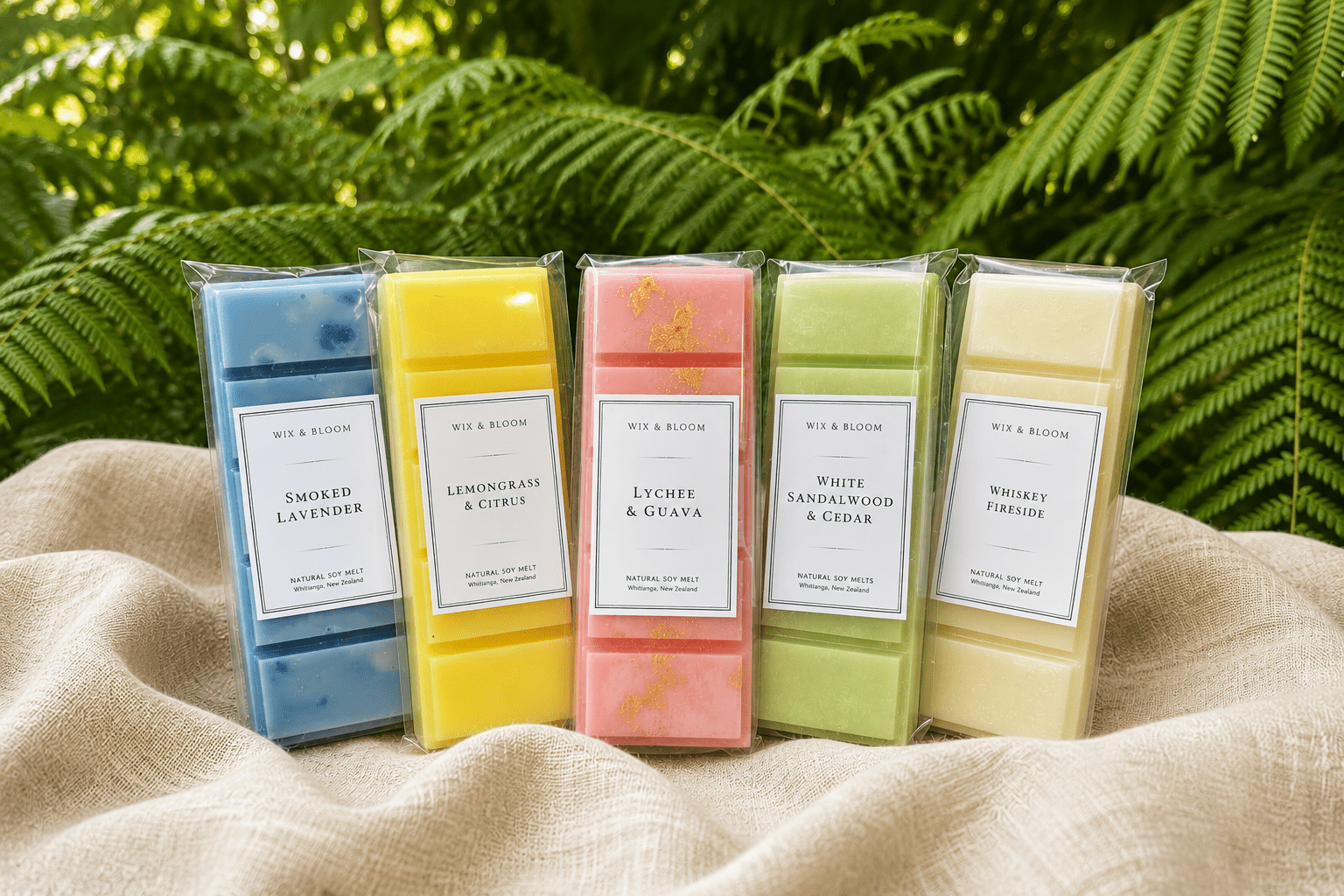 Luxury Soy Melt Snap Bars | Hand-Poured NZ Made - Wix & Bloom