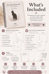 Cat Health & Life Book. - Wix & Bloom