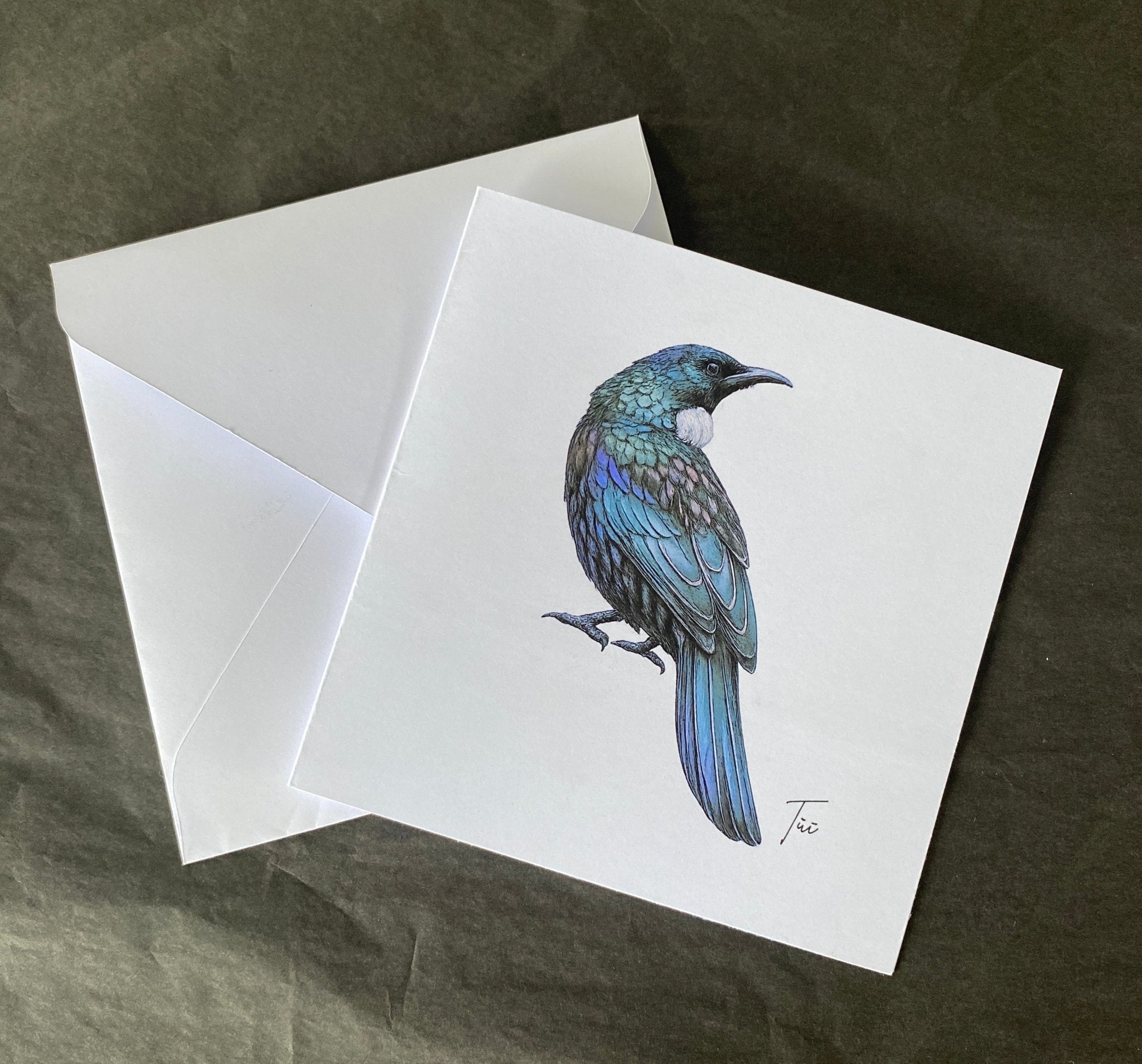 Tūī Greeting Card - Wix & Bloom