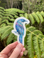 New Zealand Native Bird Sticker - Wix & Bloom