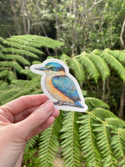 New Zealand Native Bird Sticker - Wix & Bloom
