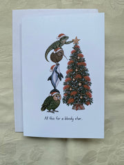 New Zealand Native Bird Christmas Cards – Pack of 10