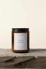 Blood Orange Luxe Soy Candle - Wix & Bloom