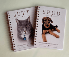 Personalised Pet Health & Life Book. - Wix & Bloom